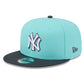 MLB Hat 950 2T Color Pack Teal & Storm Gray Yankees