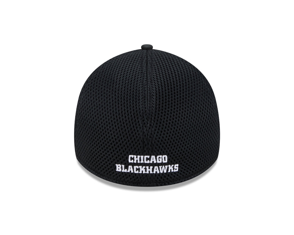 NHL Hat 3930 Neo Black & White Blackhawks