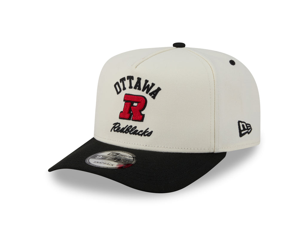 CFL Hat 950 A-Frame Snapback Arched Redblacks