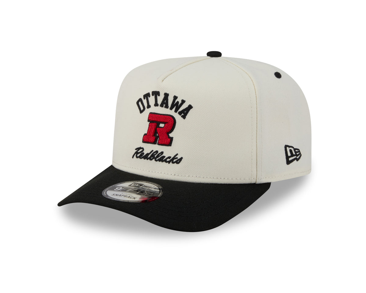 CFL Hat 950 A-Frame Snapback Arched Redblacks