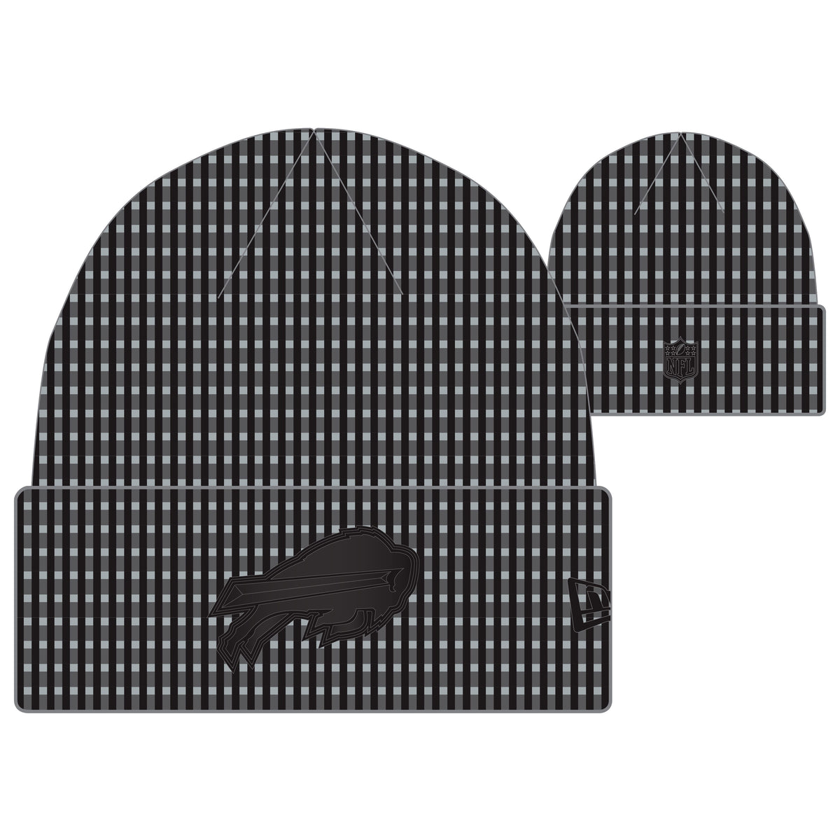 NFL Knit Hat 2026 Sideline Cuffed Beanie Bills (Black)