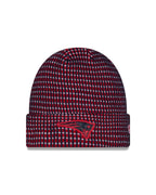 NFL Knit Hat 2026 Sideline Cuffed Beanie Patriots (Red and Blue)