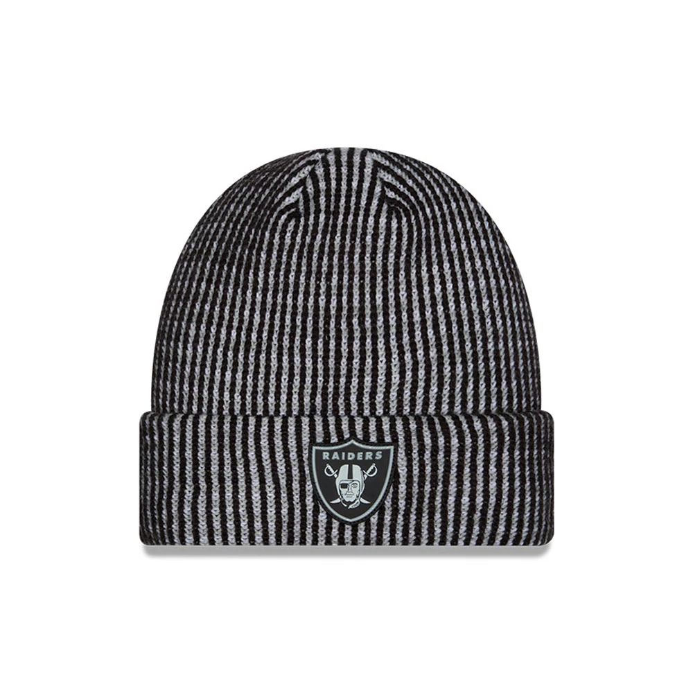 NFL Knit Hat 2026 Sideline Cuffed Beanie Raiders
