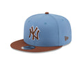 MLB Hat 950 2T Color Pack Brown and Lake Blue Yankees