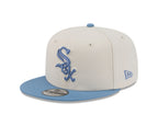 MLB Hat 950 2T Color Pack White Sox White and Light Blue