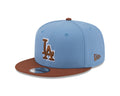 MLB Hat 950 2T Color Pack Brown and Lake Blue Dodgers