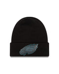 NFL Knit Hat Tonal Chrome Cuff Eagles