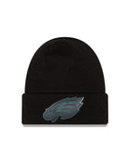NFL Knit Hat Tonal Chrome Cuff Eagles