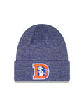 NFL Knit Hat Marled Cuff Vintage Broncos