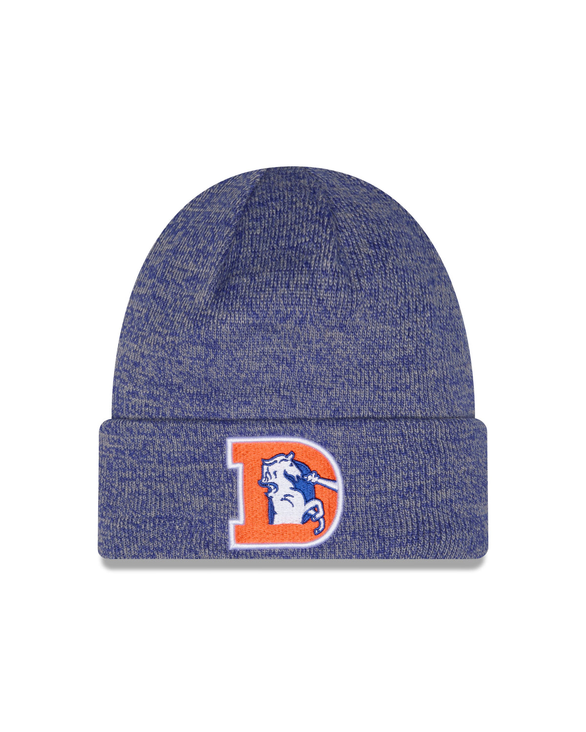 NFL Knit Hat Marled Cuff Vintage Broncos