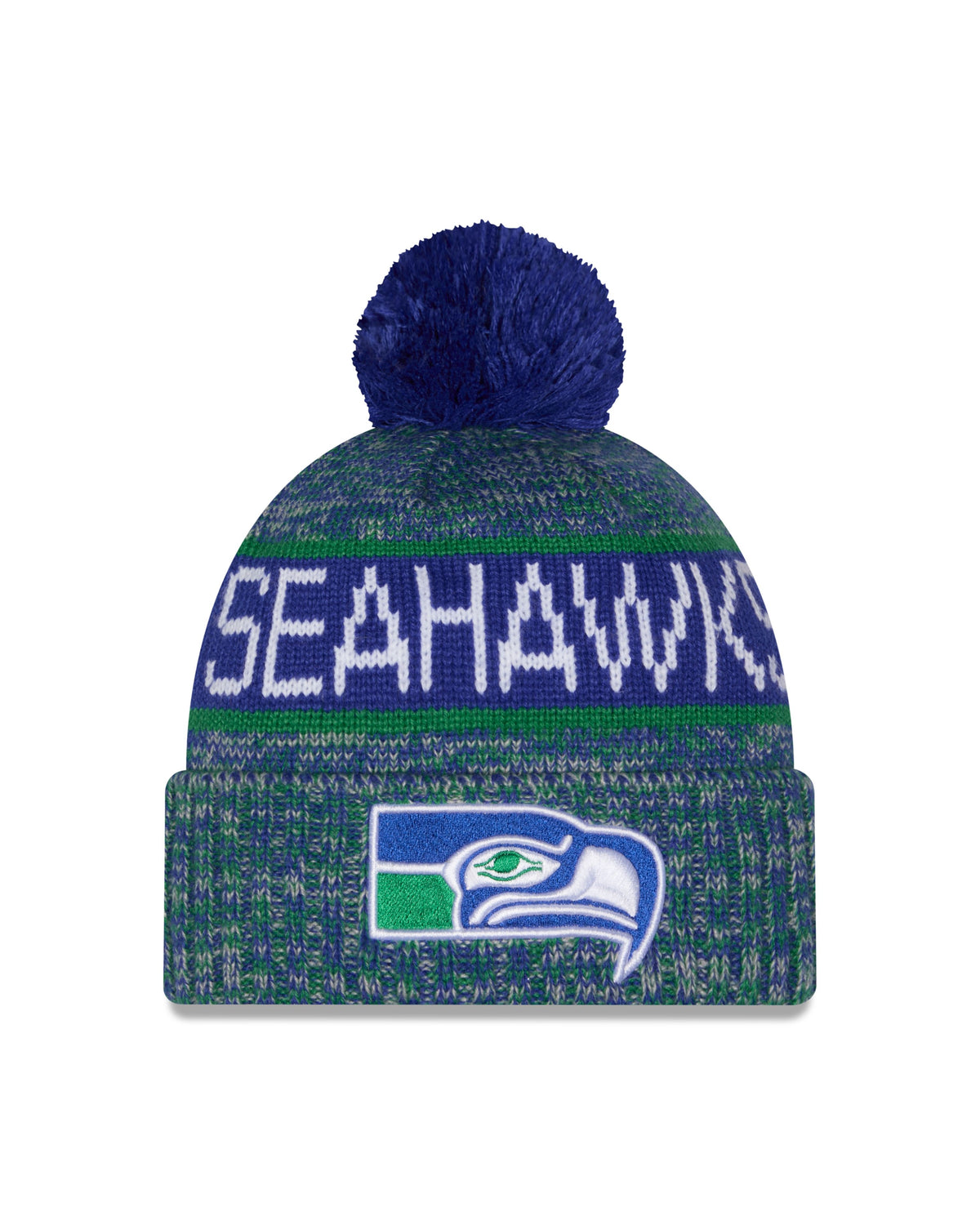 NFL Knit Hat Tri Color 2026 Seahawks (Retro)