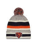 NFL Knit Hat Pom Stripe Bears