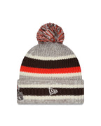 NFL Knit Hat Pom Stripe Browns