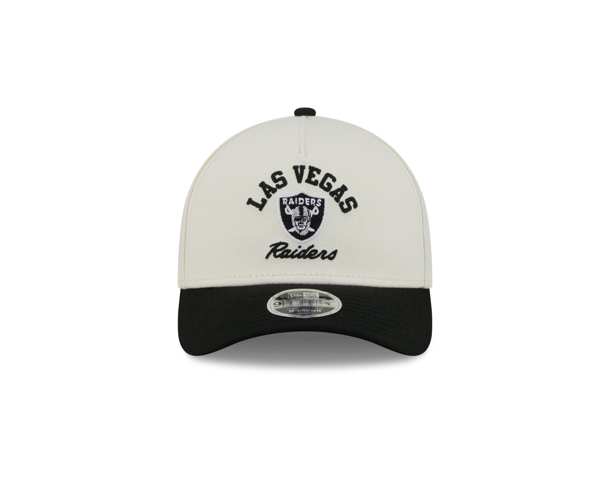 NFL Youth Hat 940 A-Frame M-Crown Arch Raiders (Beige)
