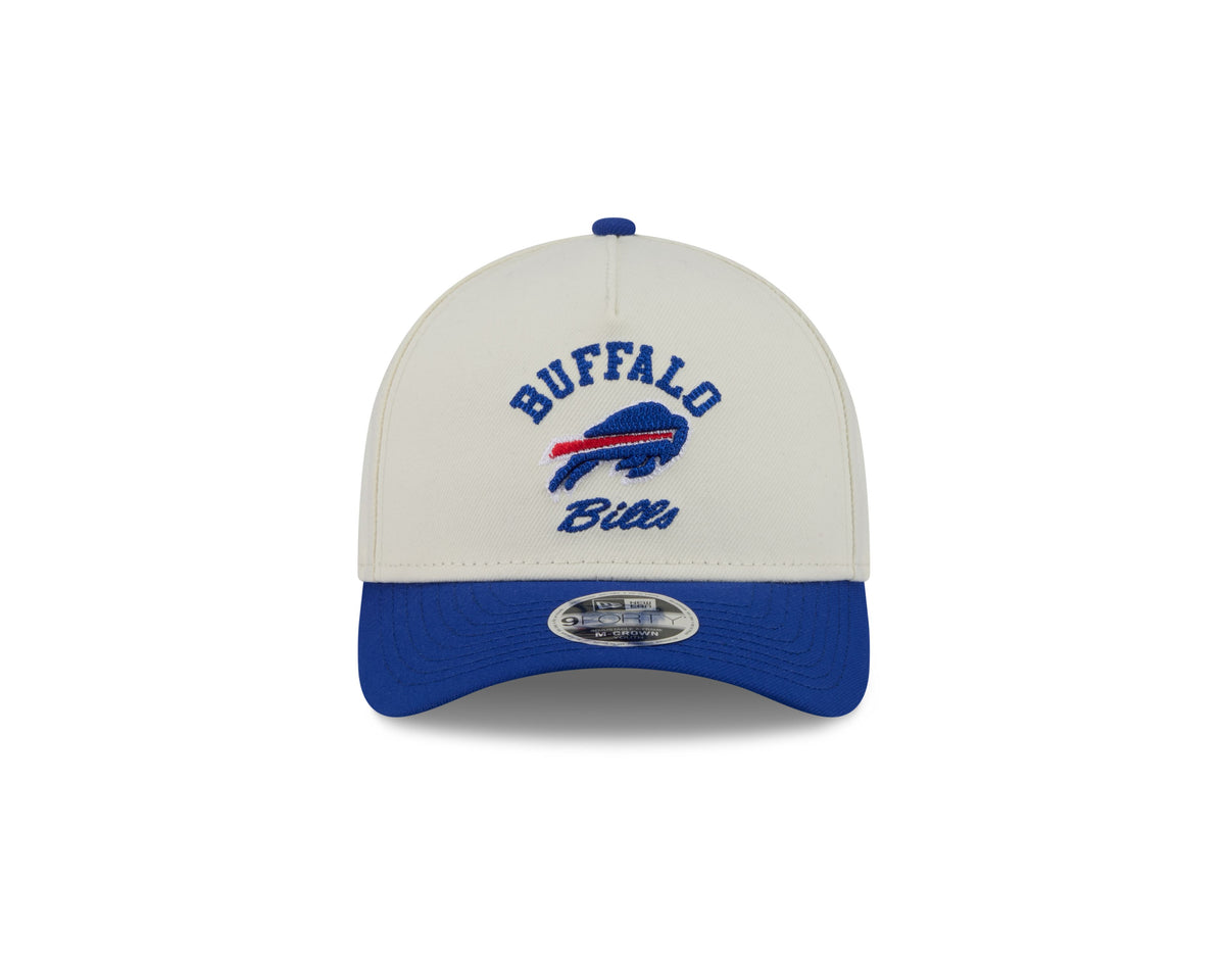 NFL Youth Hat 940 A-Frame M-Crown Arch Bills (Beige)