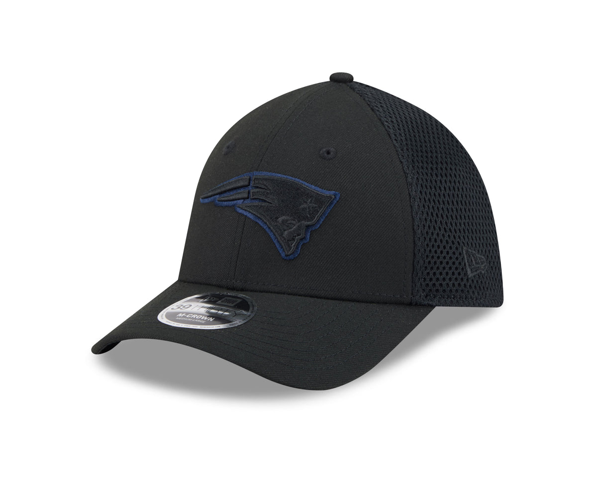 NFL Hat 3930 M-Crown Neo Active Team Black Patriots