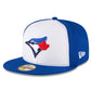 MLB Hat 5950 Alt3 Blue Jays (Blue and White)