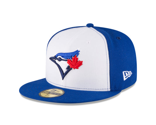 MLB Hat 5950 Alt3 Blue Jays (Blue and White)
