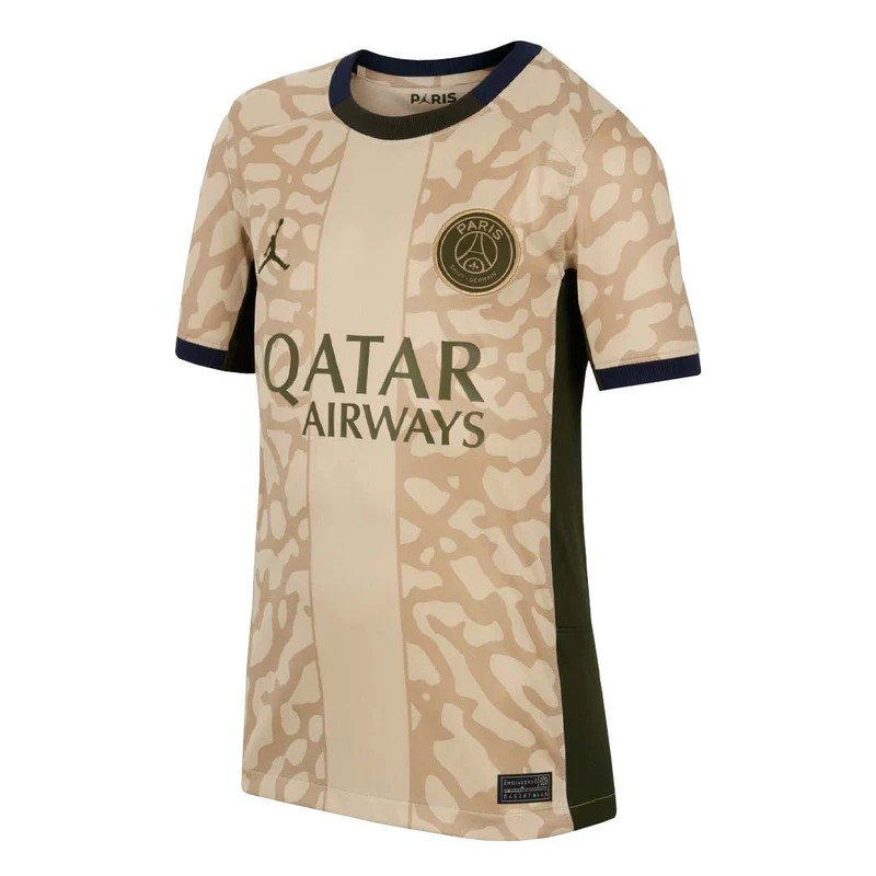 Ligue 1 Youth 23/24 Jordan Dri-Fit Stadium Fourth Replica Jersey Paris Saint-Germain