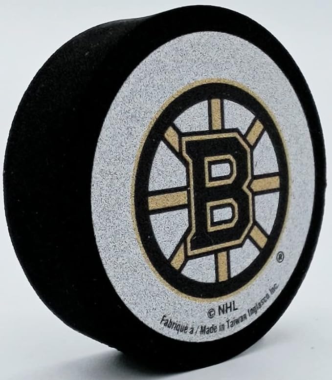 NHL Foam Puck Printed Bruins