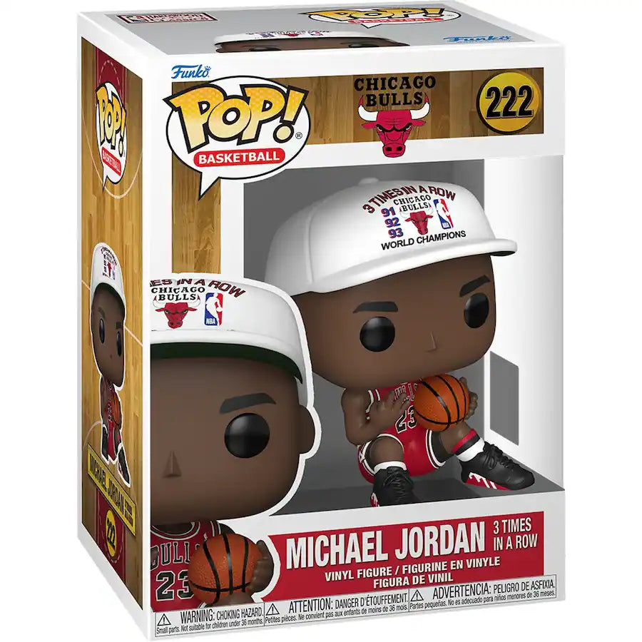 NBA Vintage Player Pop! Figure 3 Times in a Row Michael Jordan Bulls #222