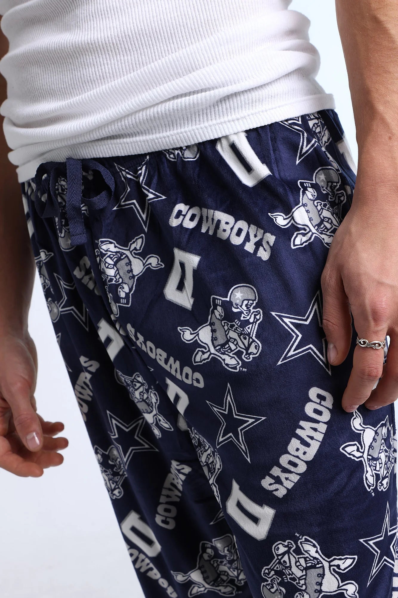NFL PJ Pants Silky Fleece Cowboys