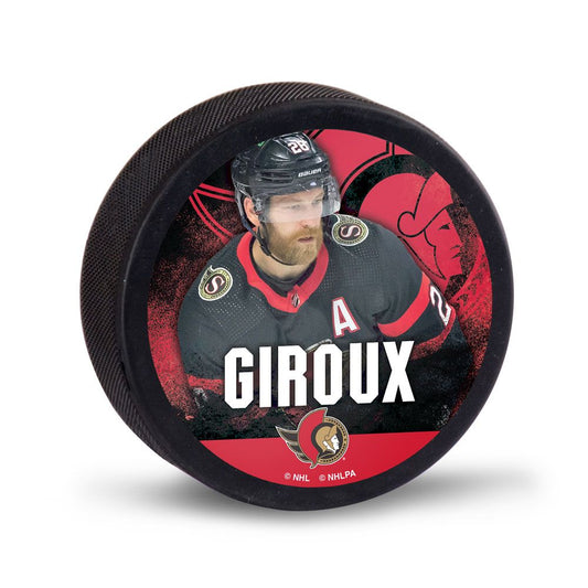 NHL Player Puck Claude Giroux Senators