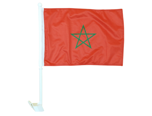 Country Car Flag Morocco
