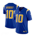 NFL Player Vapor Limited Sewn Jersey Home Justin Herbert Chargers