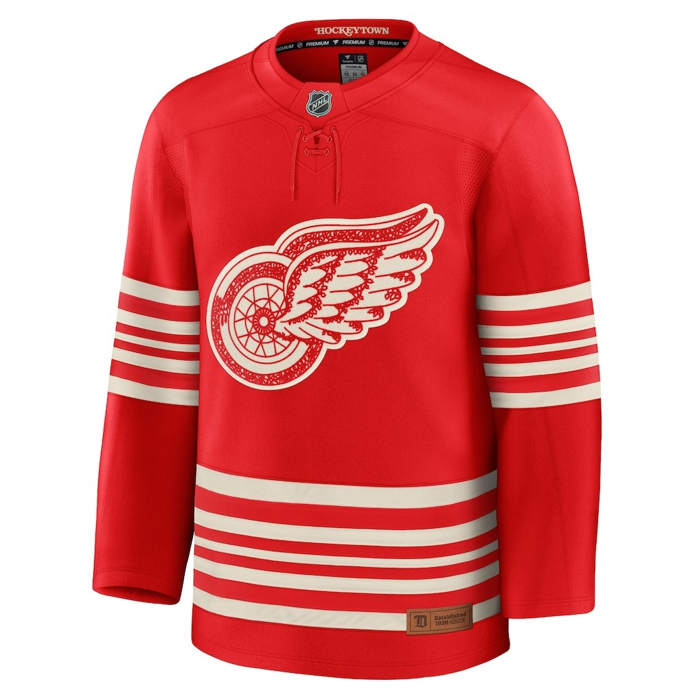 NHL Premium Jersey Blank 2025-26 Centennial Home Red Wings