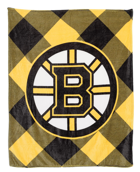 NHL Cozy Cottage Throw 60x50 Bruins