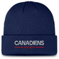 NHL Knit Hat Authentic Pro Cuffed Wordmark Beanie Rink Road 2025 Canadiens
