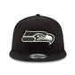 NFL Hat 950 Basic Snapback Black and White Seahawks
