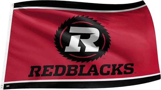 CFL Flag 3x5 Redblacks