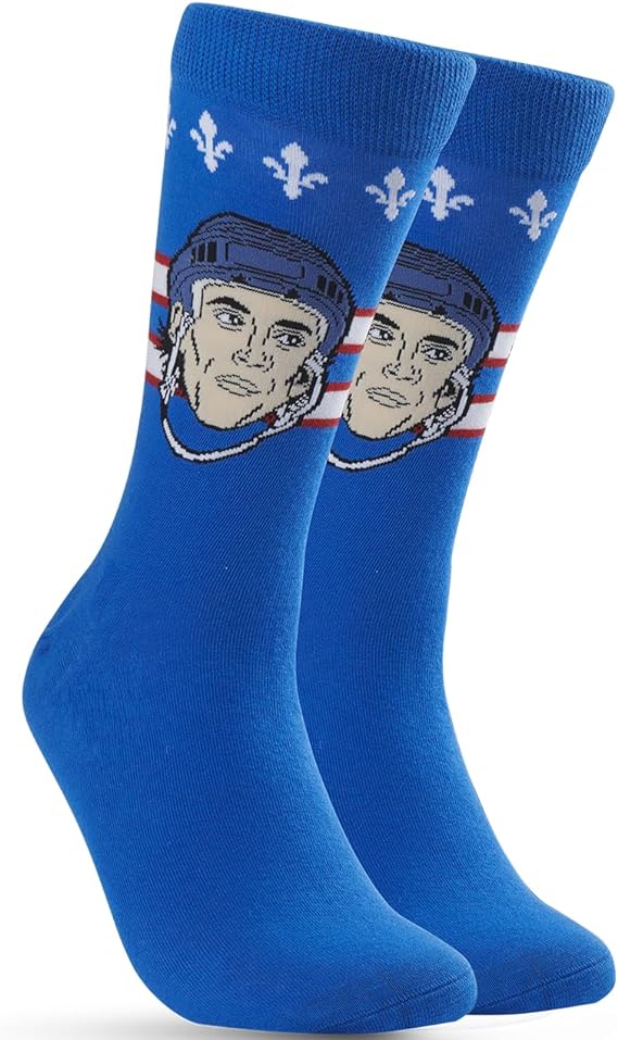 NHLAA Player Socks Rookie Edition Joe Sakic Nordiques