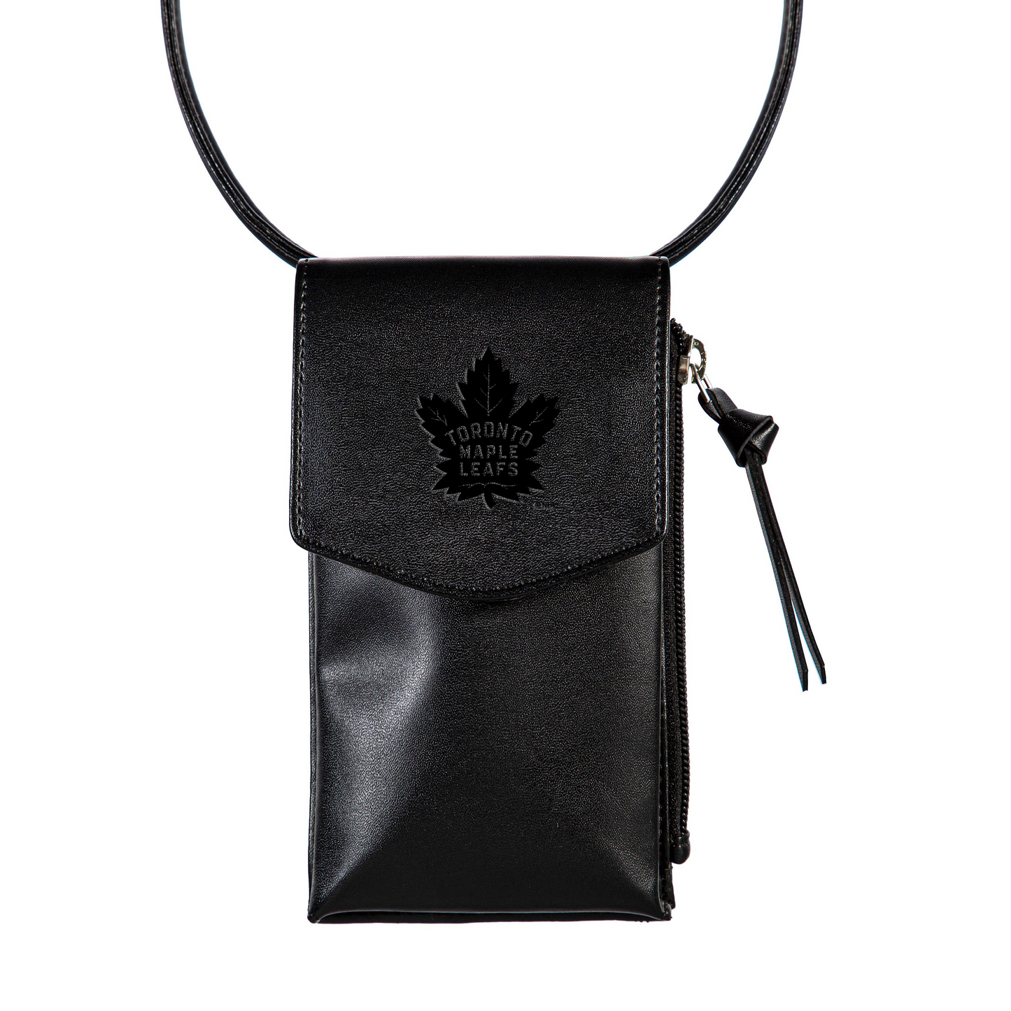 NHL Embossed Cross Body Wallet Maple Leafs
