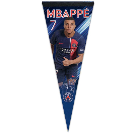 Ligue 1 Player Felt Pennant Kylian Mbappé PSG