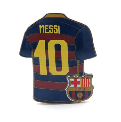 La Liga Player Lapel Pin Jersey Home Lionel Messi FC Barcelona
