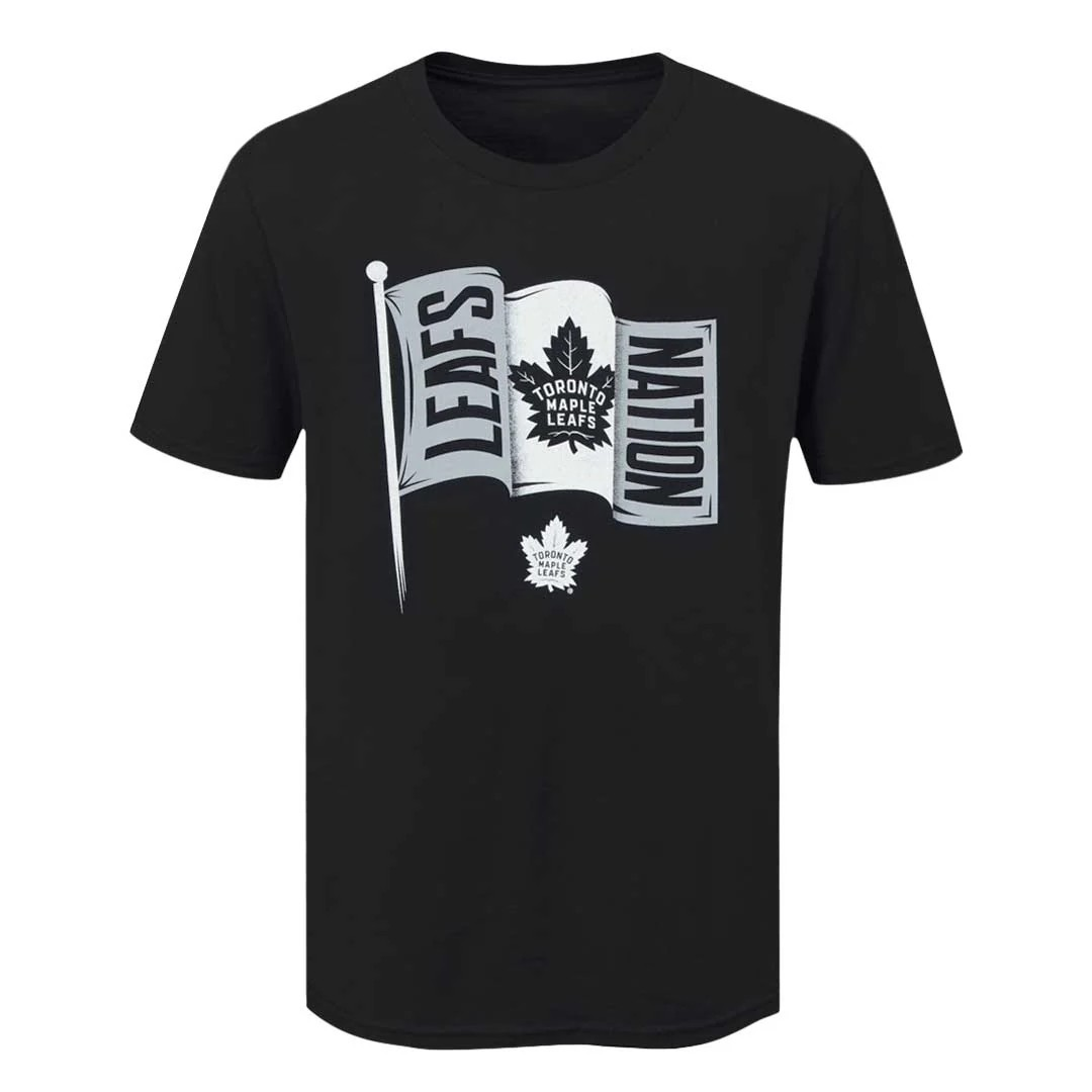 NHL T-Shirt Leafs Nation Flag Maple Leafs
