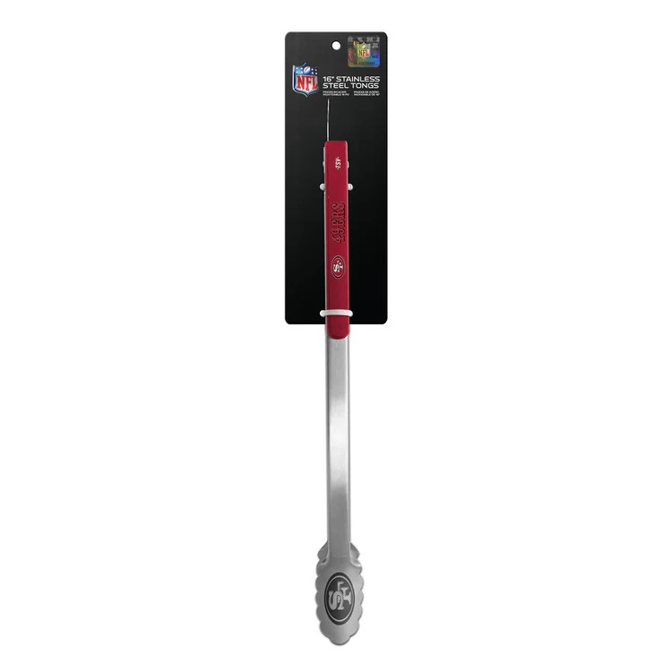NFL 16" Stainless Steel Tongs 49ers