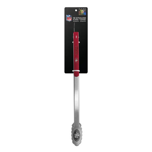 NFL 16" Stainless Steel Tongs 49ers