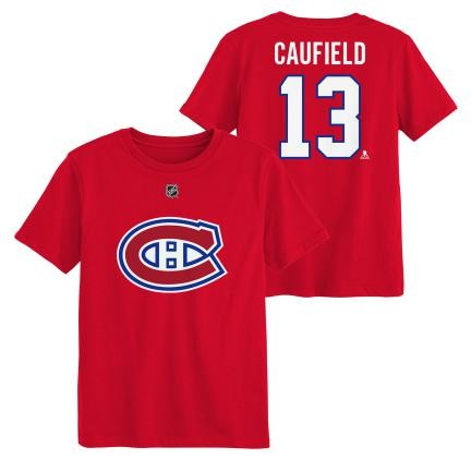 NHL Kids T-Shirt Player Cole Caufield Canadiens