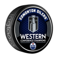 NHL Collector Puck Western Conference Champions 2025 Oilers