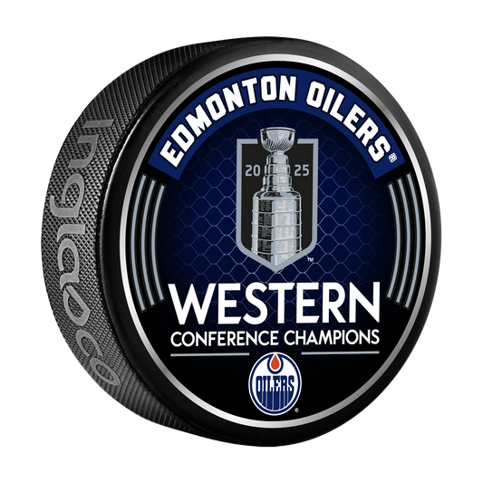 NHL Collector Puck Western Conference Champions 2025 Oilers