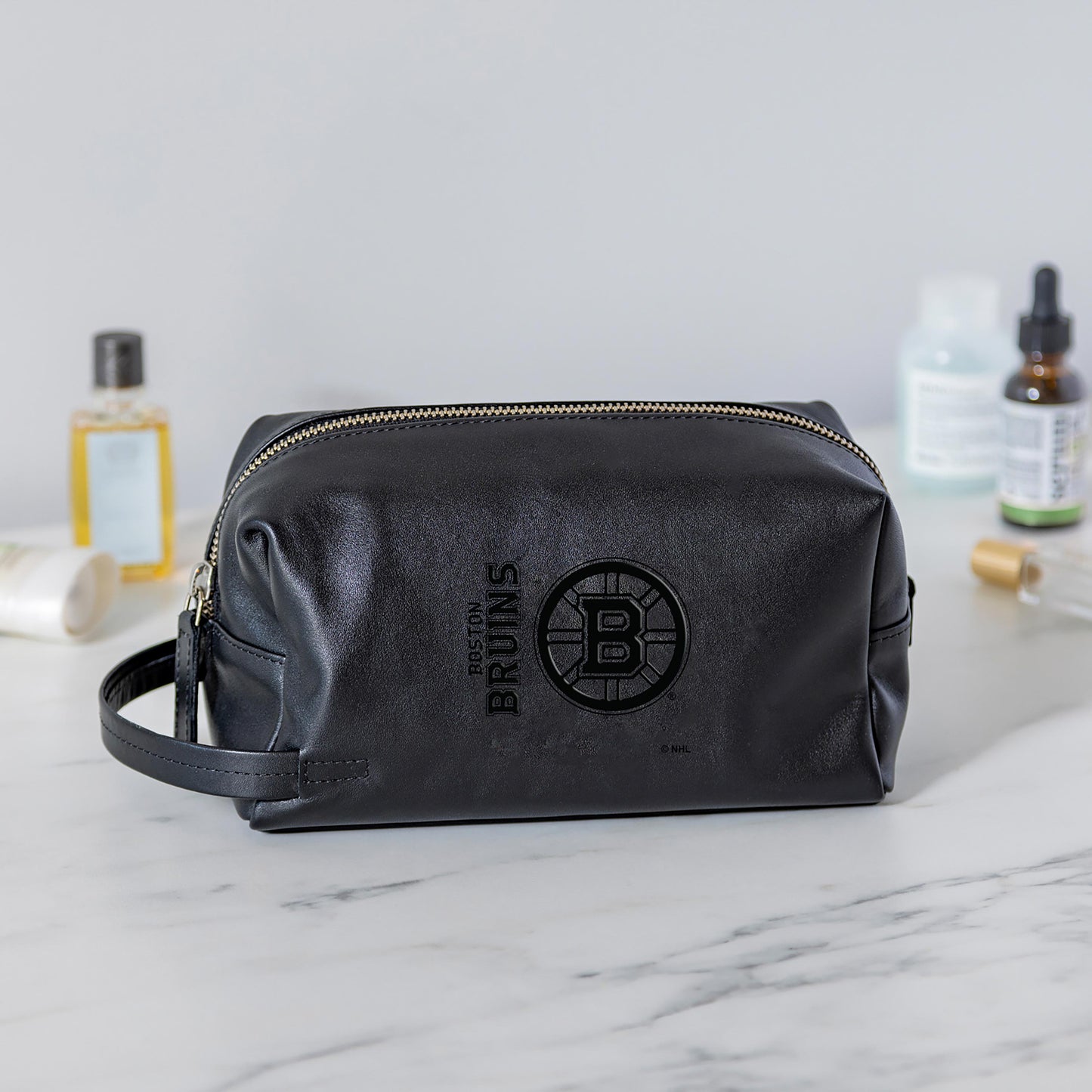 NHL Embossed Toiletry Bag Bruins