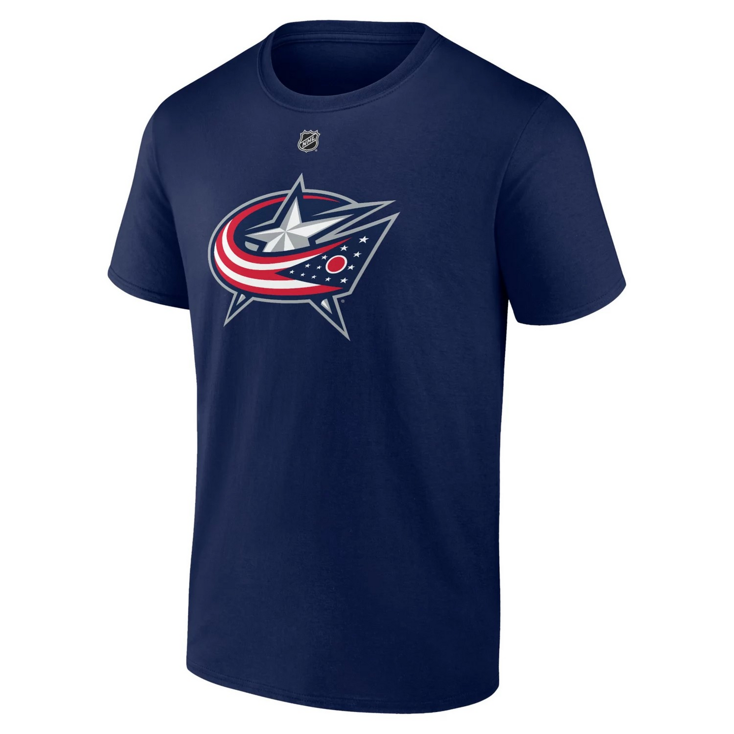 NHL Player T-Shirt Authentic Stack Johnny Gaudreau Blue Jackets