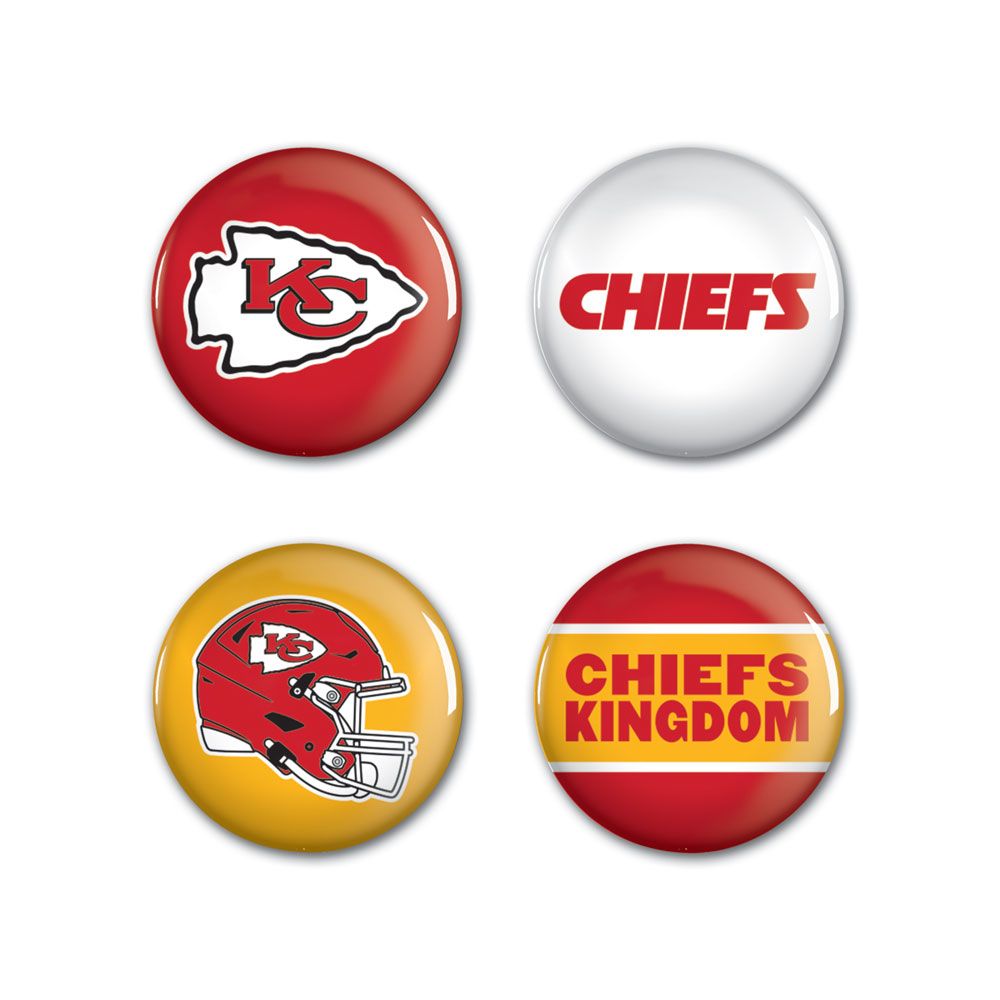 NFL Button Set Chiefs