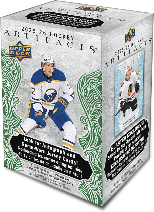 NHL Hockey Cards Upper Deck Artifacts 2025-26