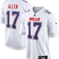 NFL Player Game Jersey White Tundra Josh Allen Bills