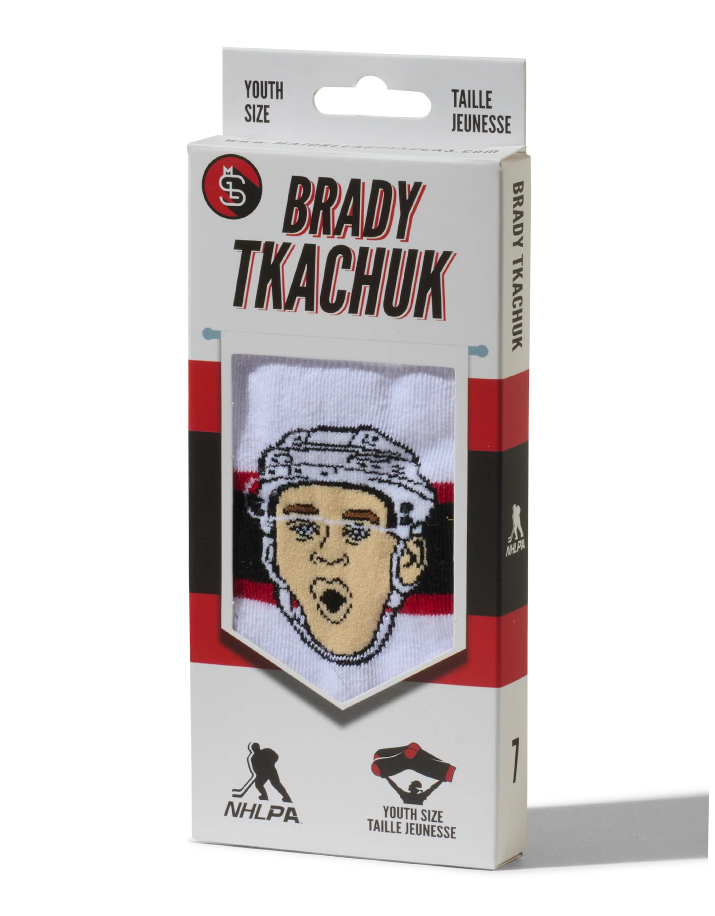 NHLPA Youth Player Socks Brady Tkachuk Senators